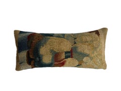 16th Century Brussels Tapestry Fragment Pillow