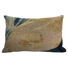 16th Century Brussels Tapestry Pillow - 15" X 9"