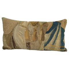 16th Century Brussels Tapestry Pillow - 20" X 10"