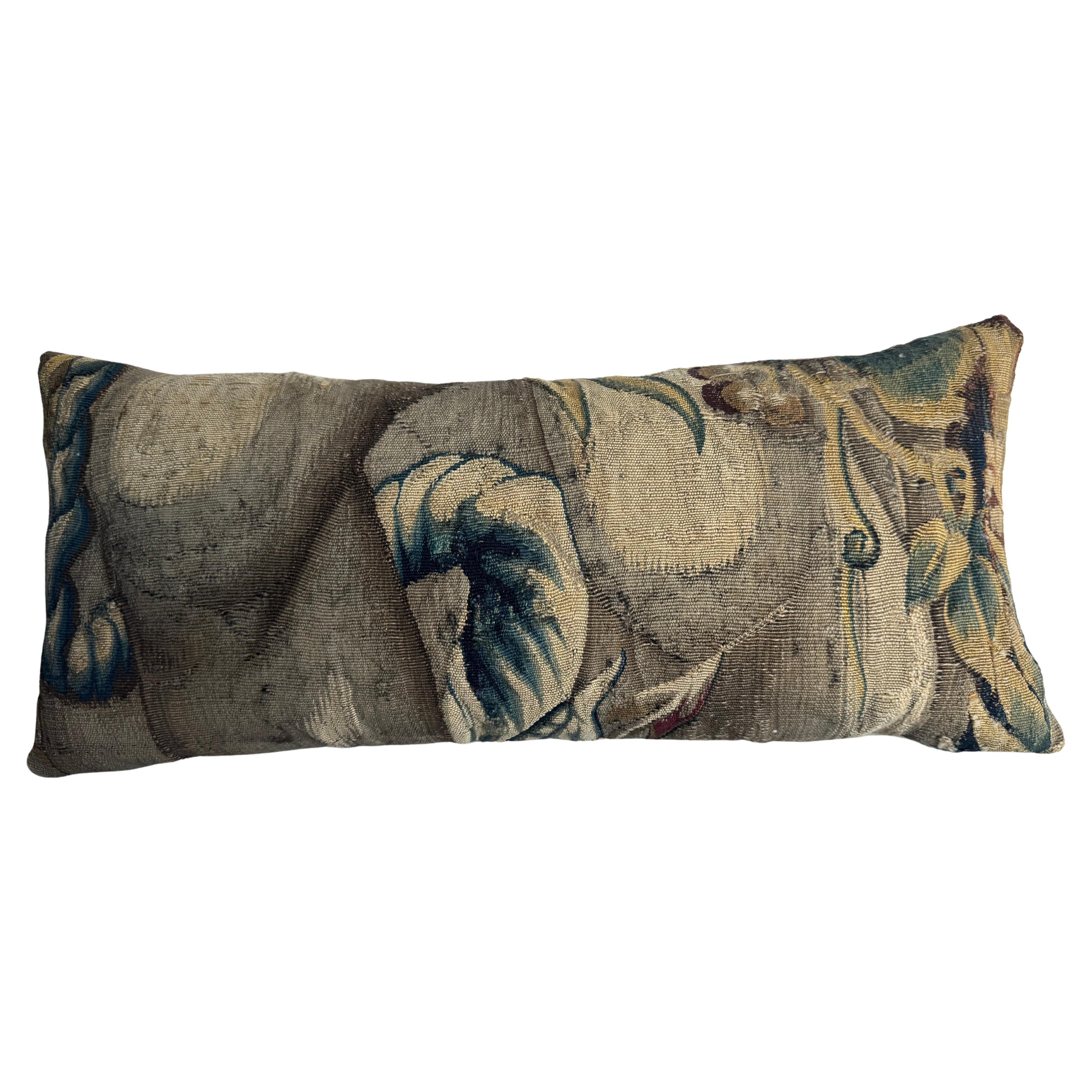 16th Century Brussels Tapestry Pillow