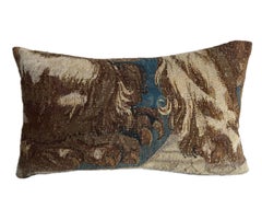 16th Century Brussels Tapestry Pillow with Flowing Renaissance Motif