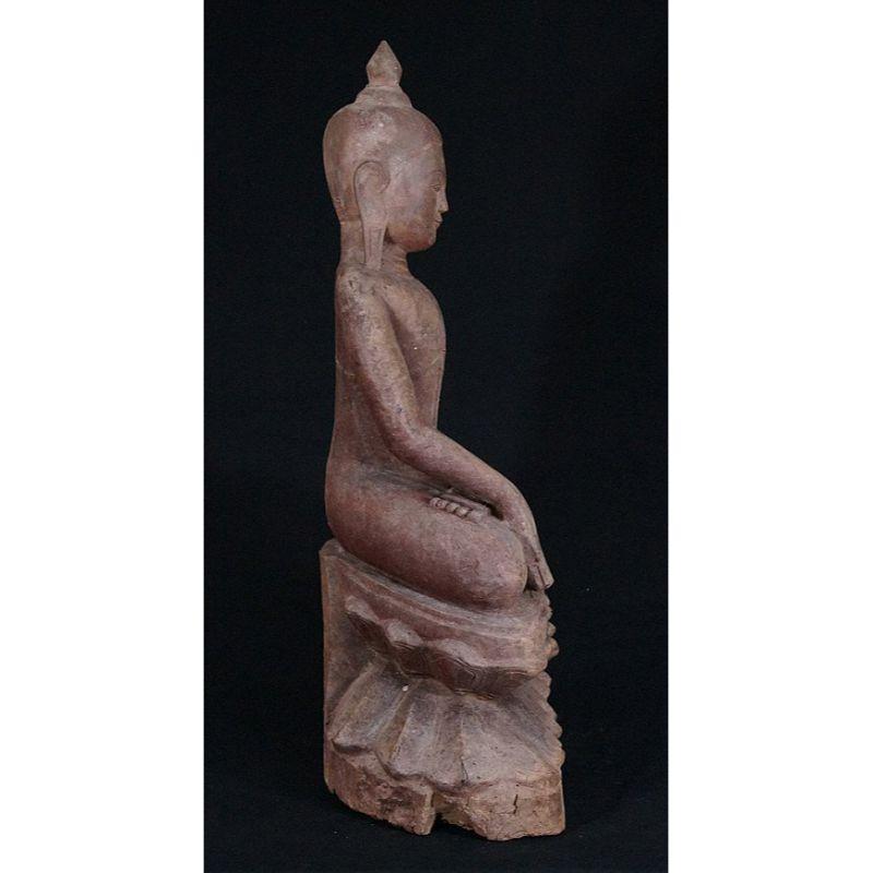 Wood 16th Century, Burmese Buddha from Burma For Sale