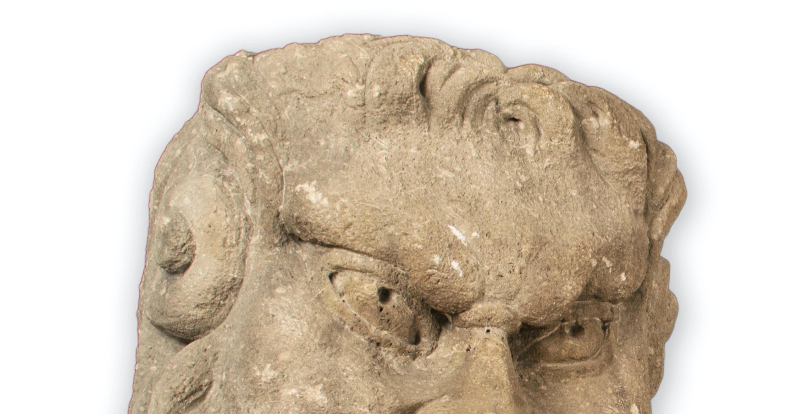 Taken from a Parisian manor built in the late 1500s, this large carved stone gargoyle is in near perfect condition.