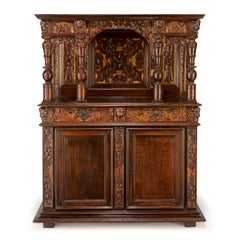 16th Century Carved Walnut Credenza from Toulouse Workshops