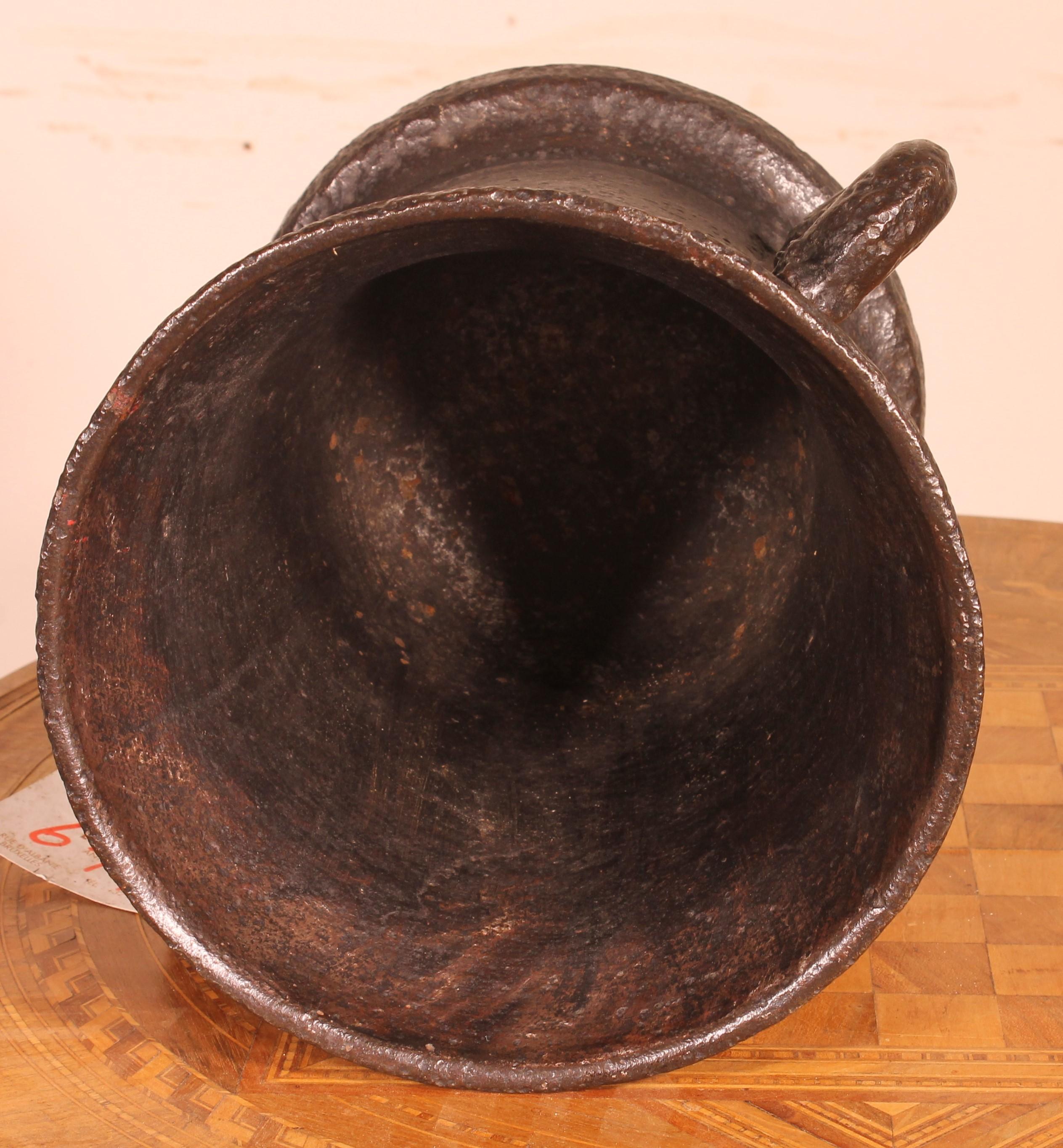16th Century Cast Iron Mortar For Sale 4