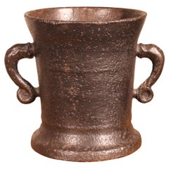 Used 16th Century Cast Iron Mortar