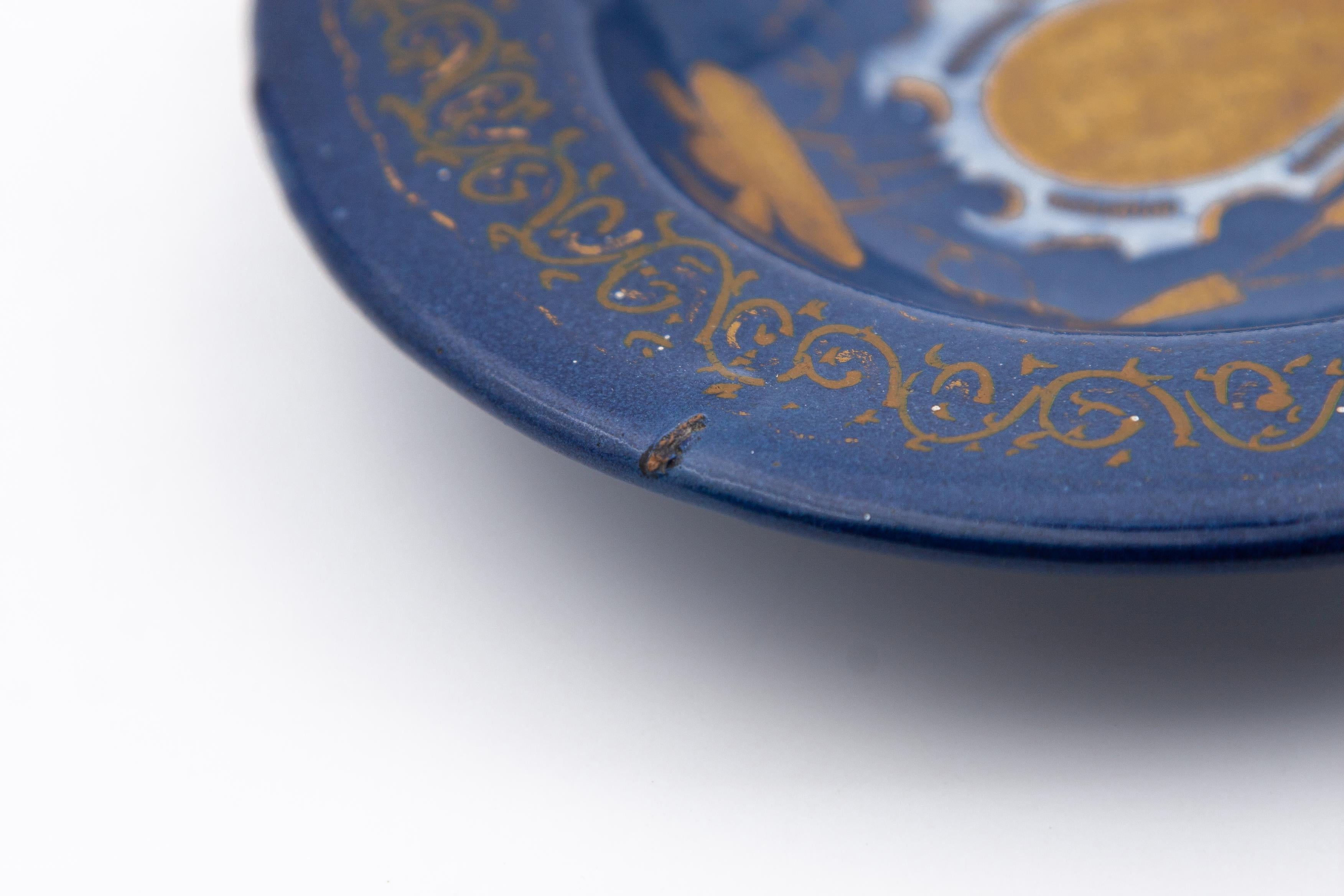 Plat à turchina alla Maiolica Farnese en majolique italienne de Castelli du 16ème siècle en vente 1