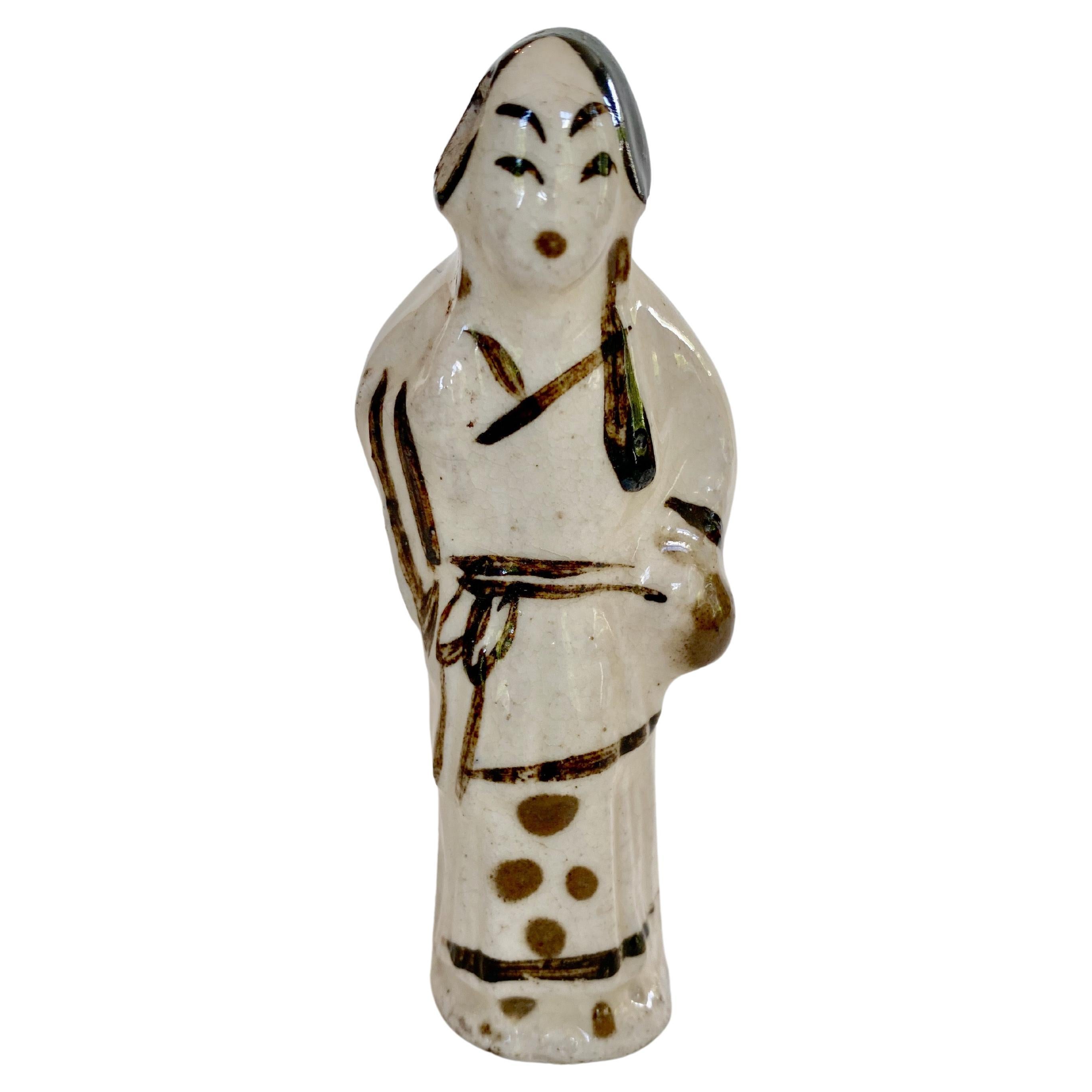 16th Century Chinese Pottery Figure For Sale