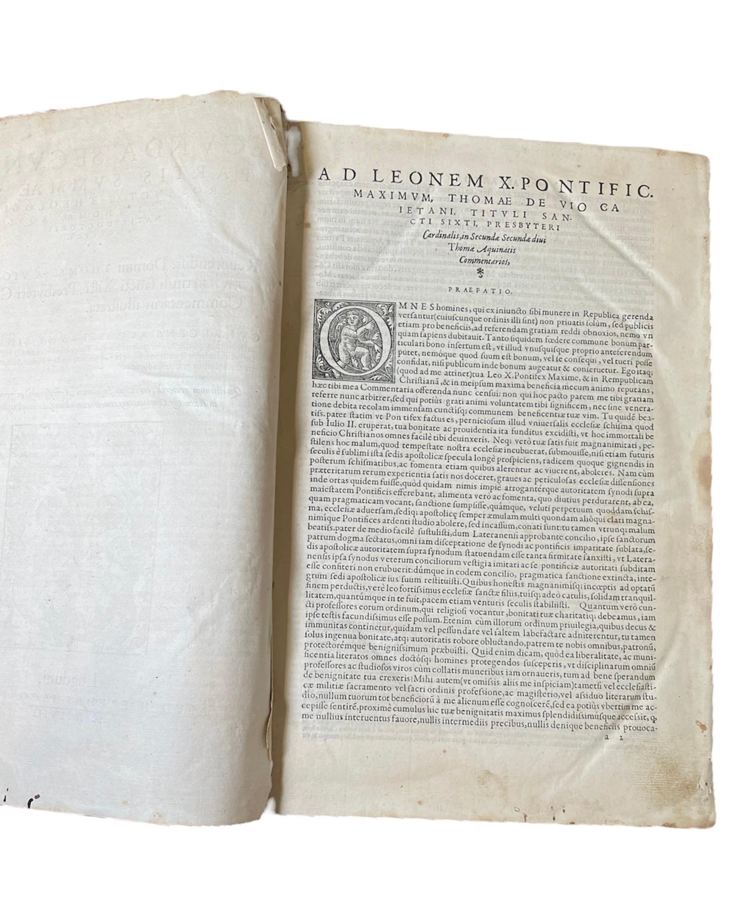16th Century Edition Of Thomas Aquinas Book 10