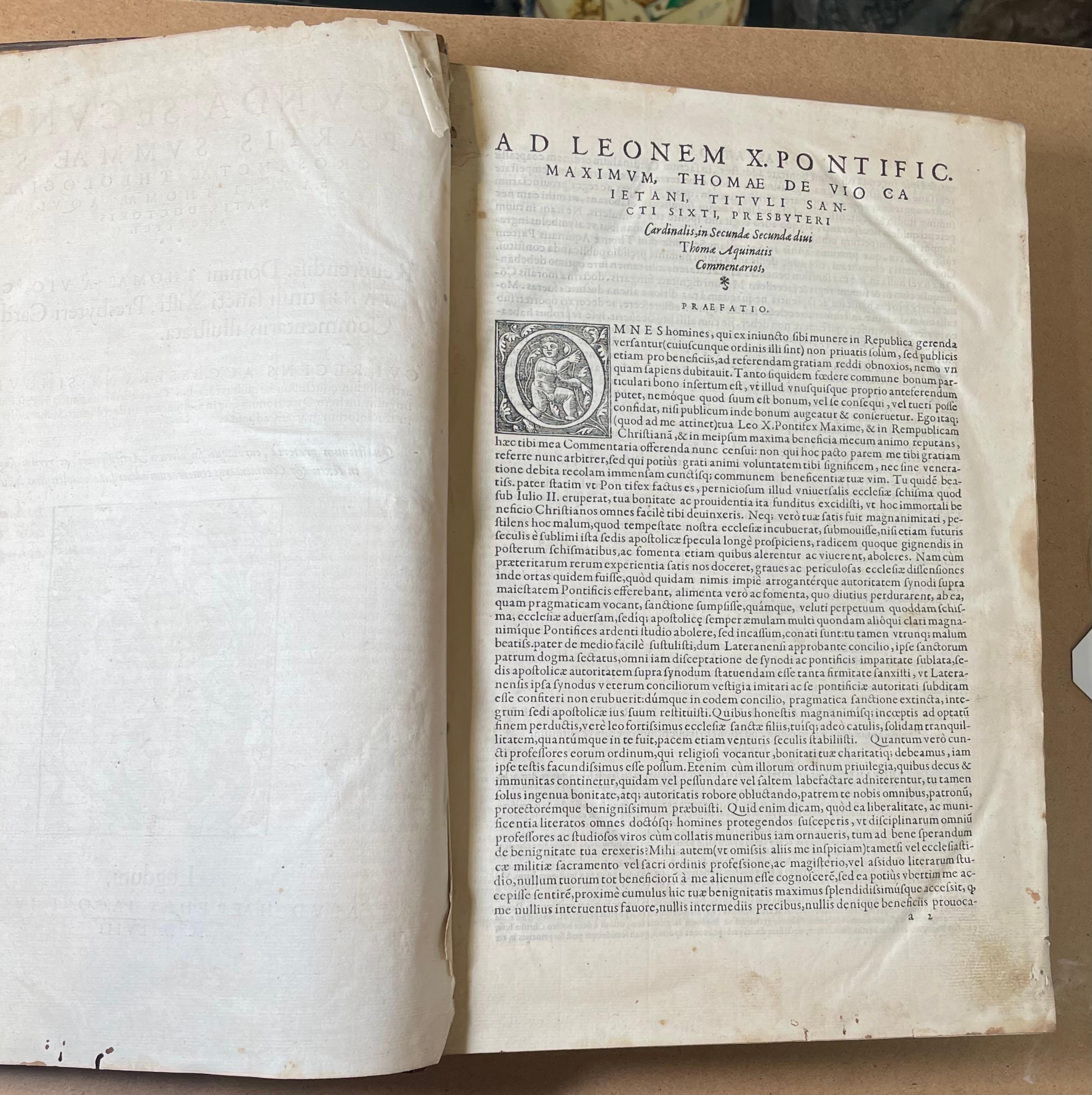 16th Century Edition Of Thomas Aquinas Book 13