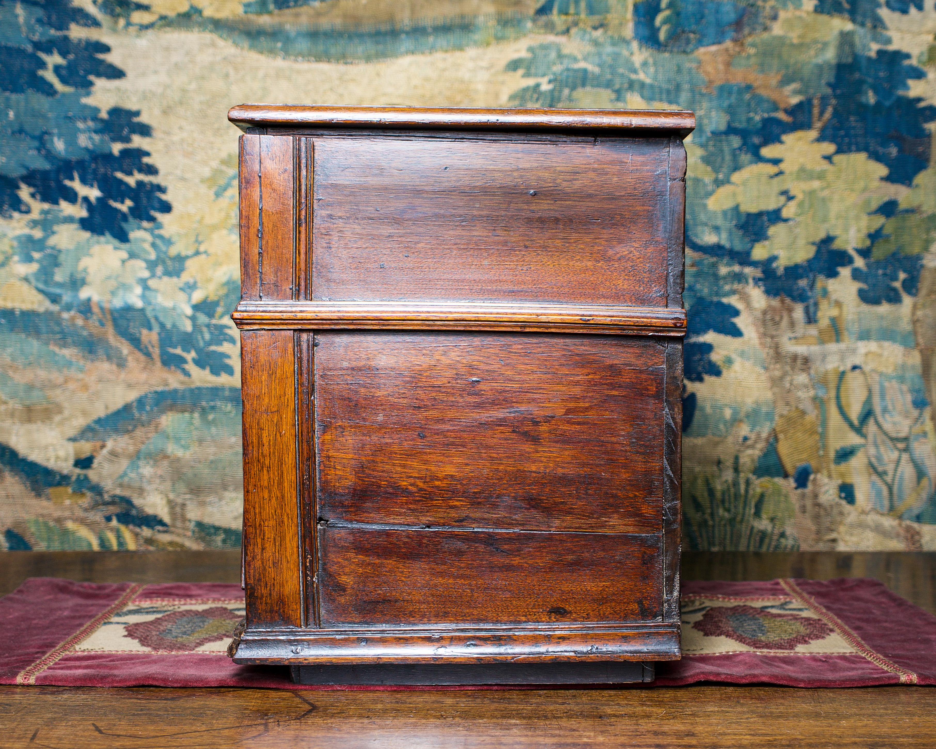 16th Century, Elizabeth I, Oak & Chestnut Table Cabinet, circa 1580-1600 In Excellent Condition In Leominster, GB