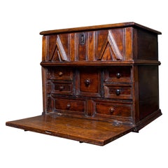 16th Century, Elizabeth I, Oak & Chestnut Table Cabinet, circa 1580-1600