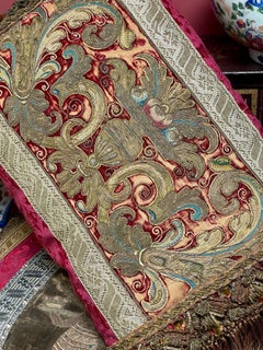 16th Century Embroidery Bespoke Hand Made Pillow