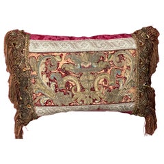 16th Century Embroidery Bespoke Hand Made Pillow