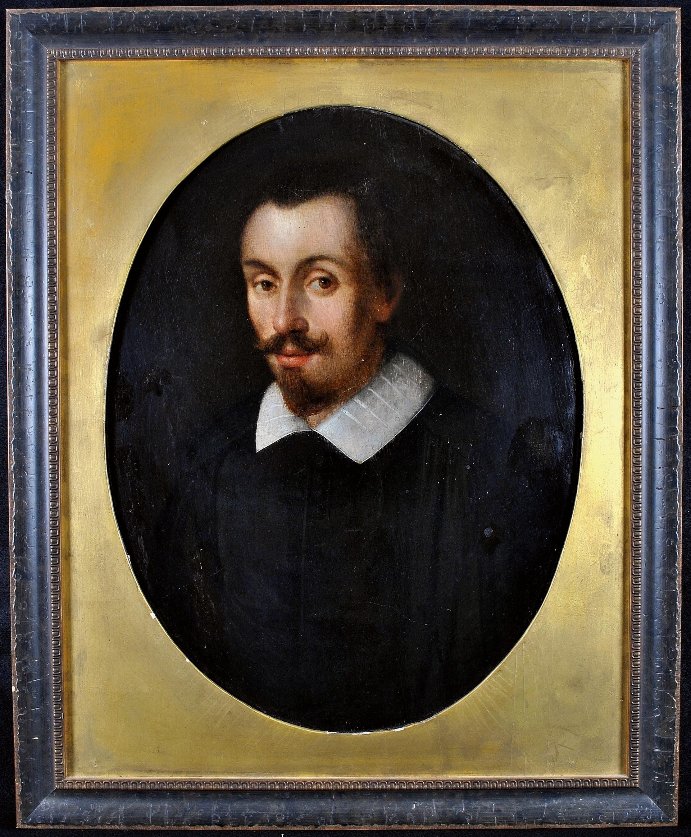 Portrait of a Gentleman - Old Master Oil on Panel Painting - Shakespeare