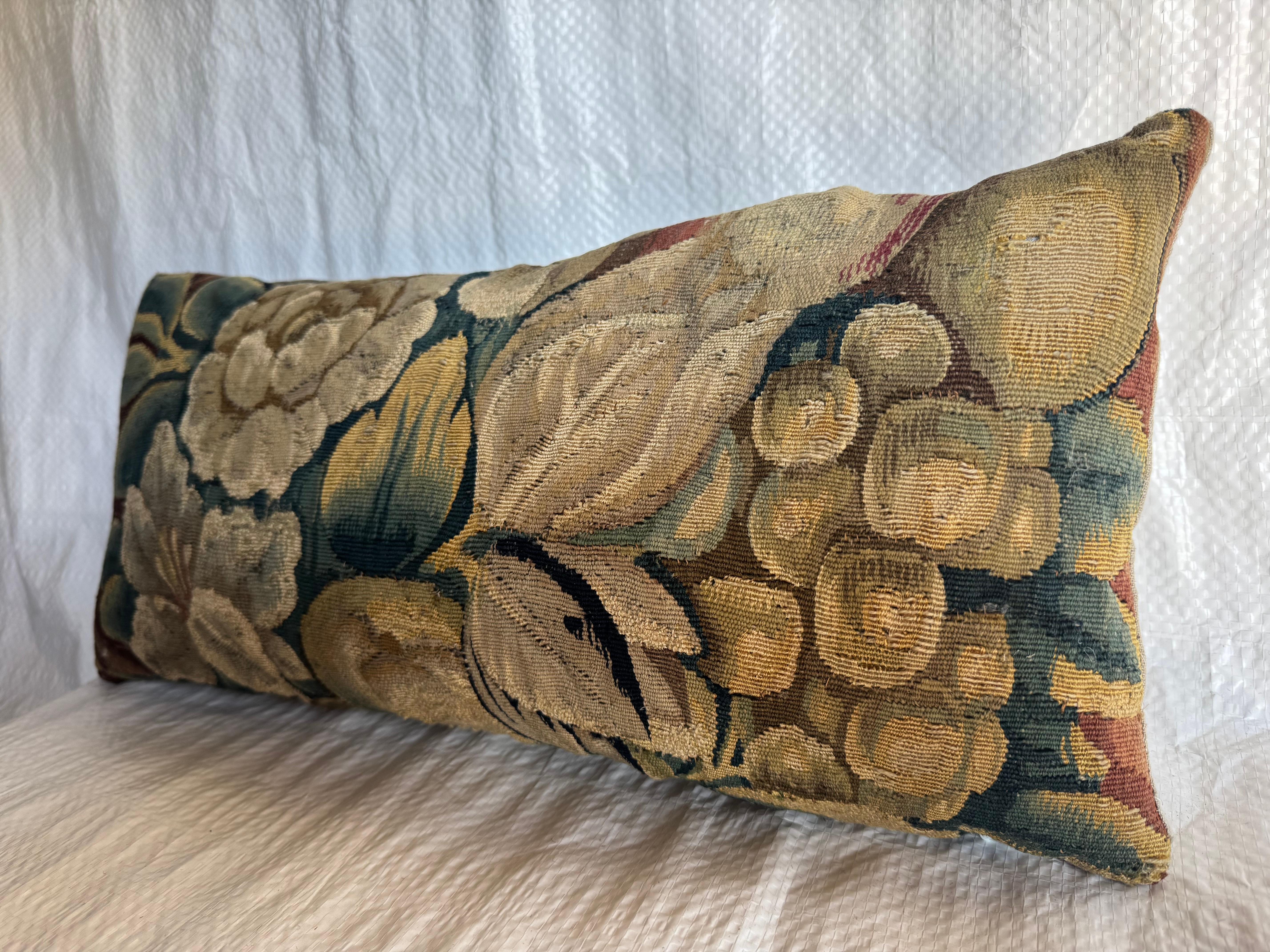 Barocco Cuscino ad arazzo fiammingo di Bruxelles del XVI secolo in vendita