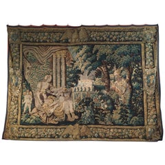 Antique 16th Century, Flemish Storied Wood Tapestry