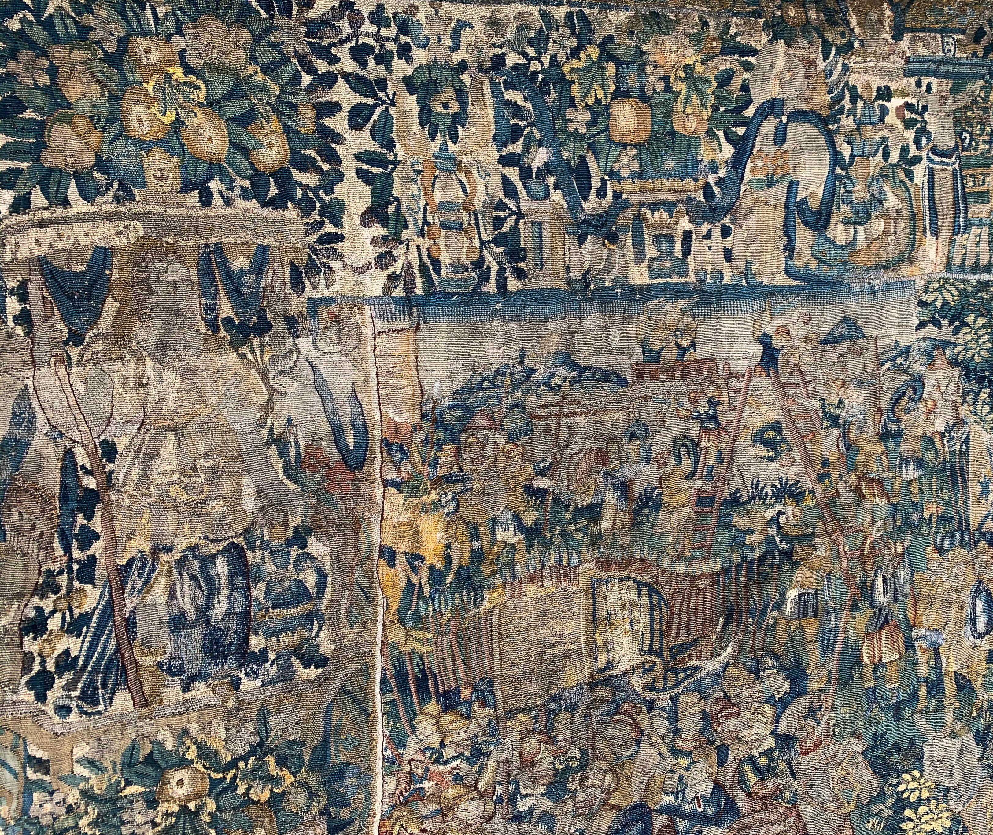 Flämischer Wandteppich des 16. Jahrhunderts im Zustand „Gut“ im Angebot in Brooklyn, NY