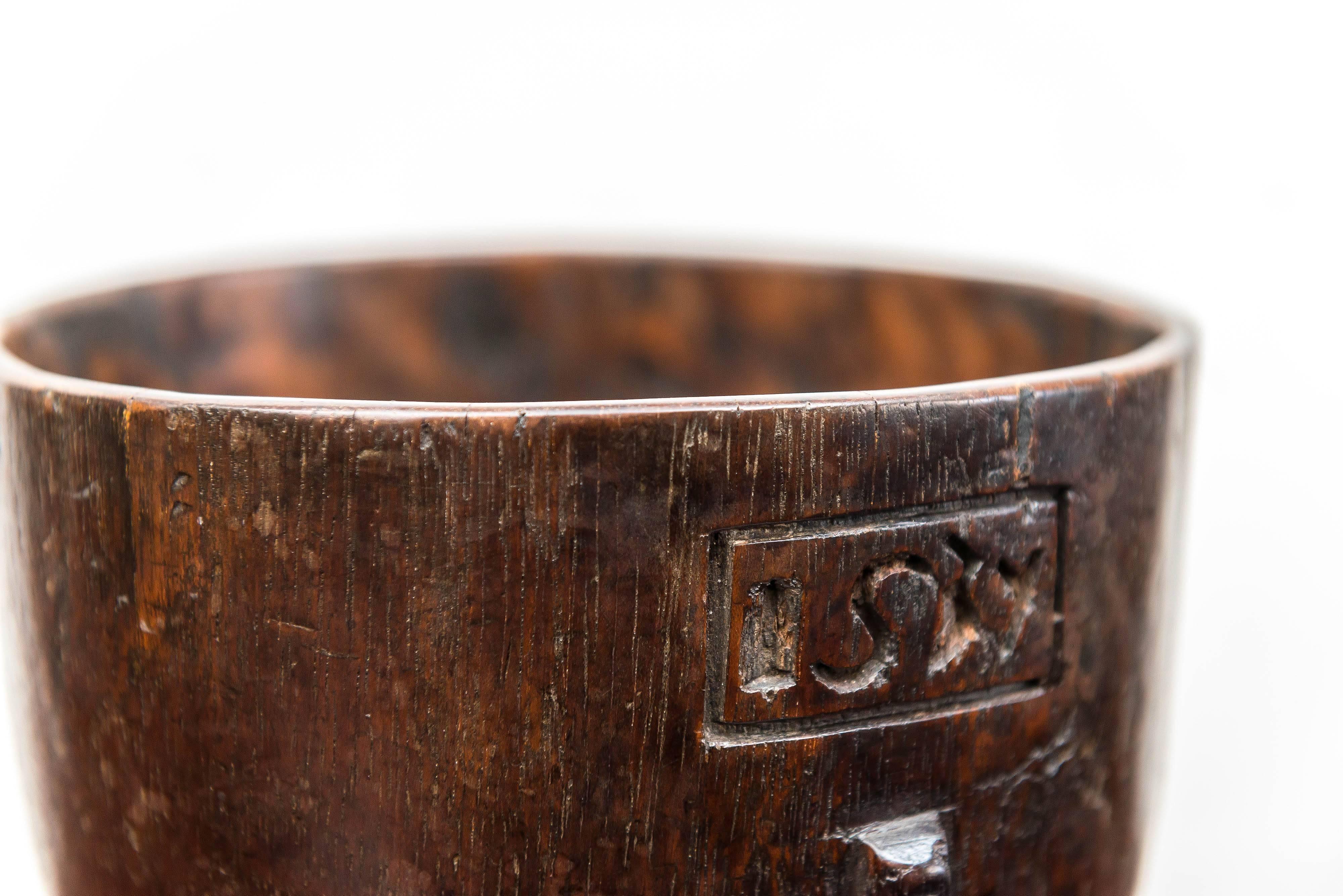 wooden wassail bowl
