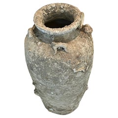 Antique 16th Century Fossil Embedded Shipwreck Vase, Sawankhalok, Thailand