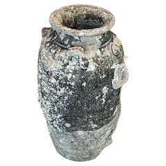 Antique 16th Century Fossil Embedded Shipwreck Vase, Sawankhalok, Thailand