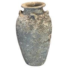 Antique 16th Century Fossil Embedded Shipwreck Vase, Sawankhalok, Thailand
