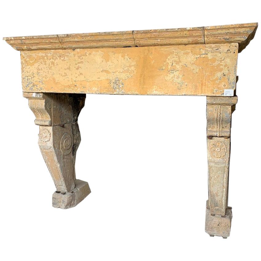 16th Century French Fireplace Mantel For Sale
