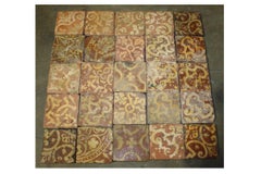 16th Century French Terracotta Tiles