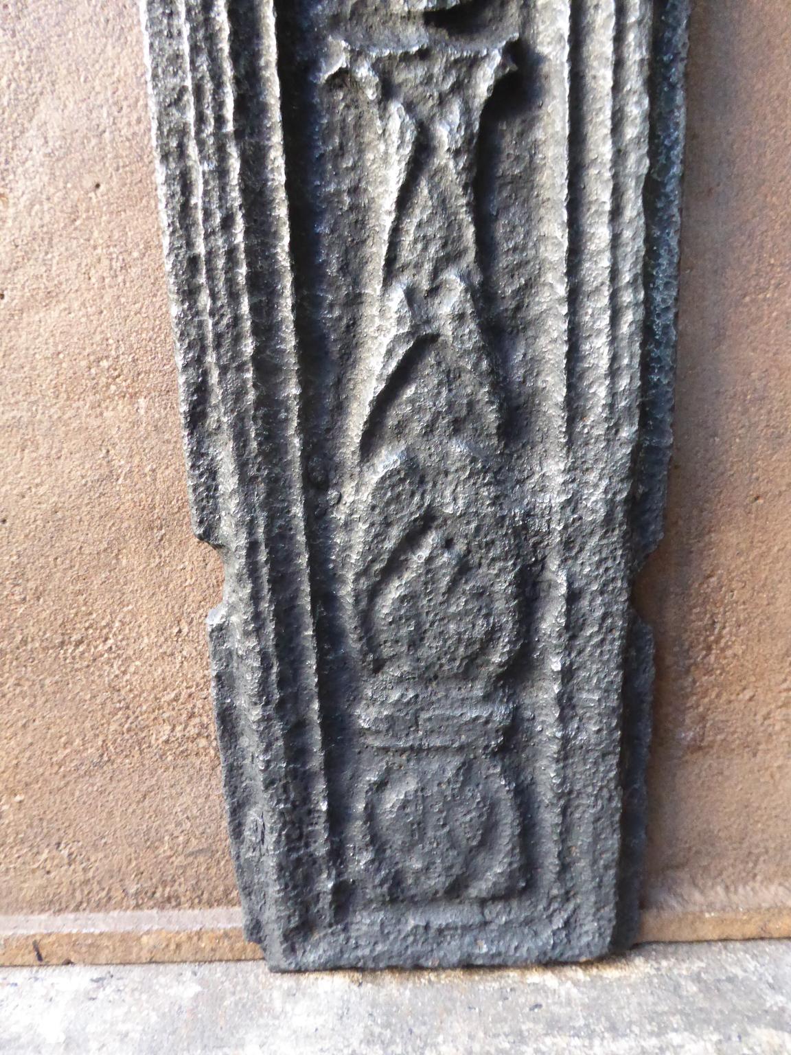 16th Century German Gothic Fireback 1