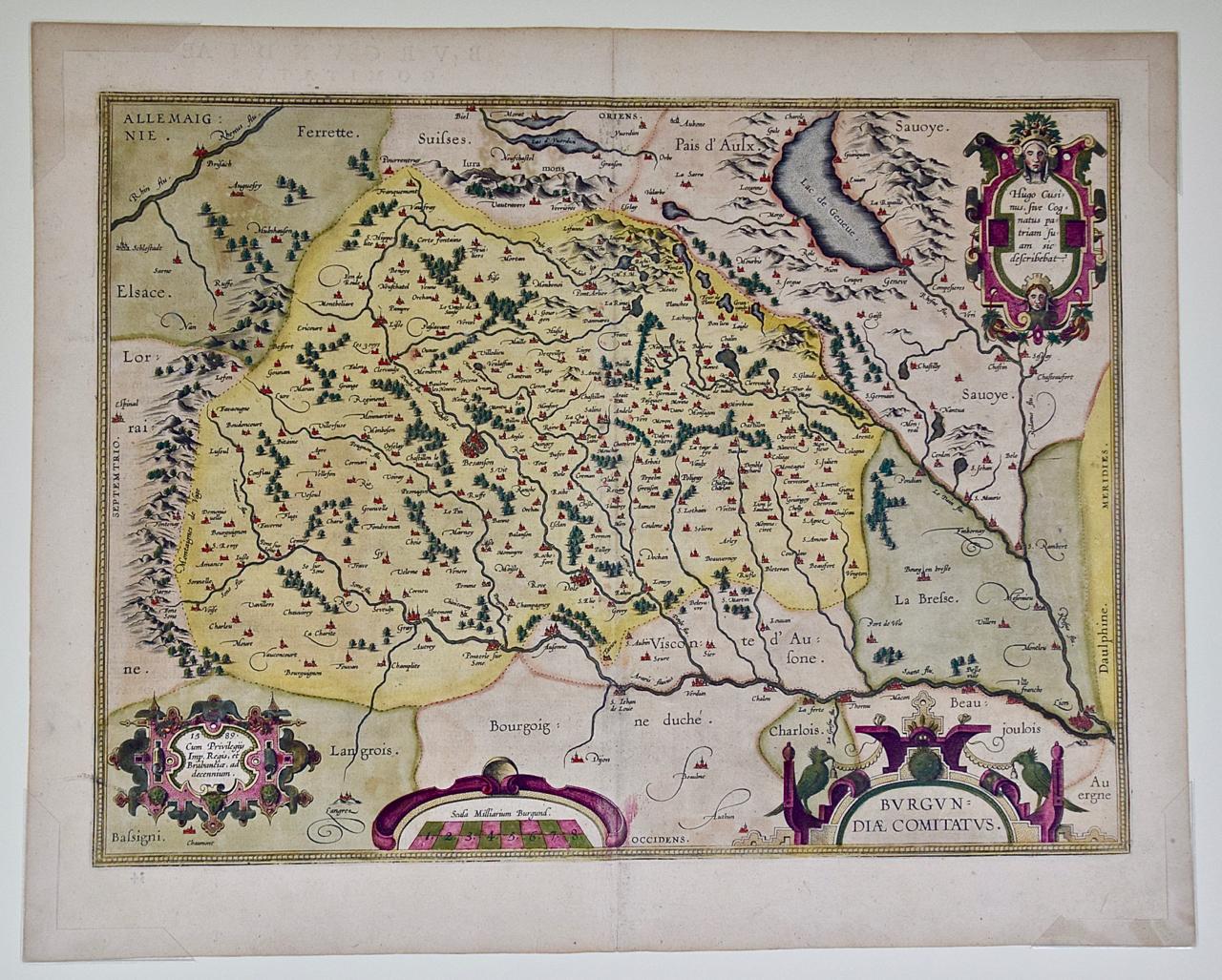 france 16th century map