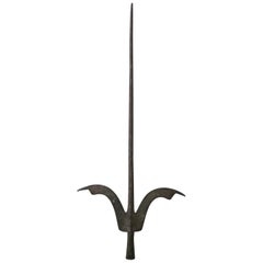 16th Century Italian Renaissance Antique Iron Halberd Spear