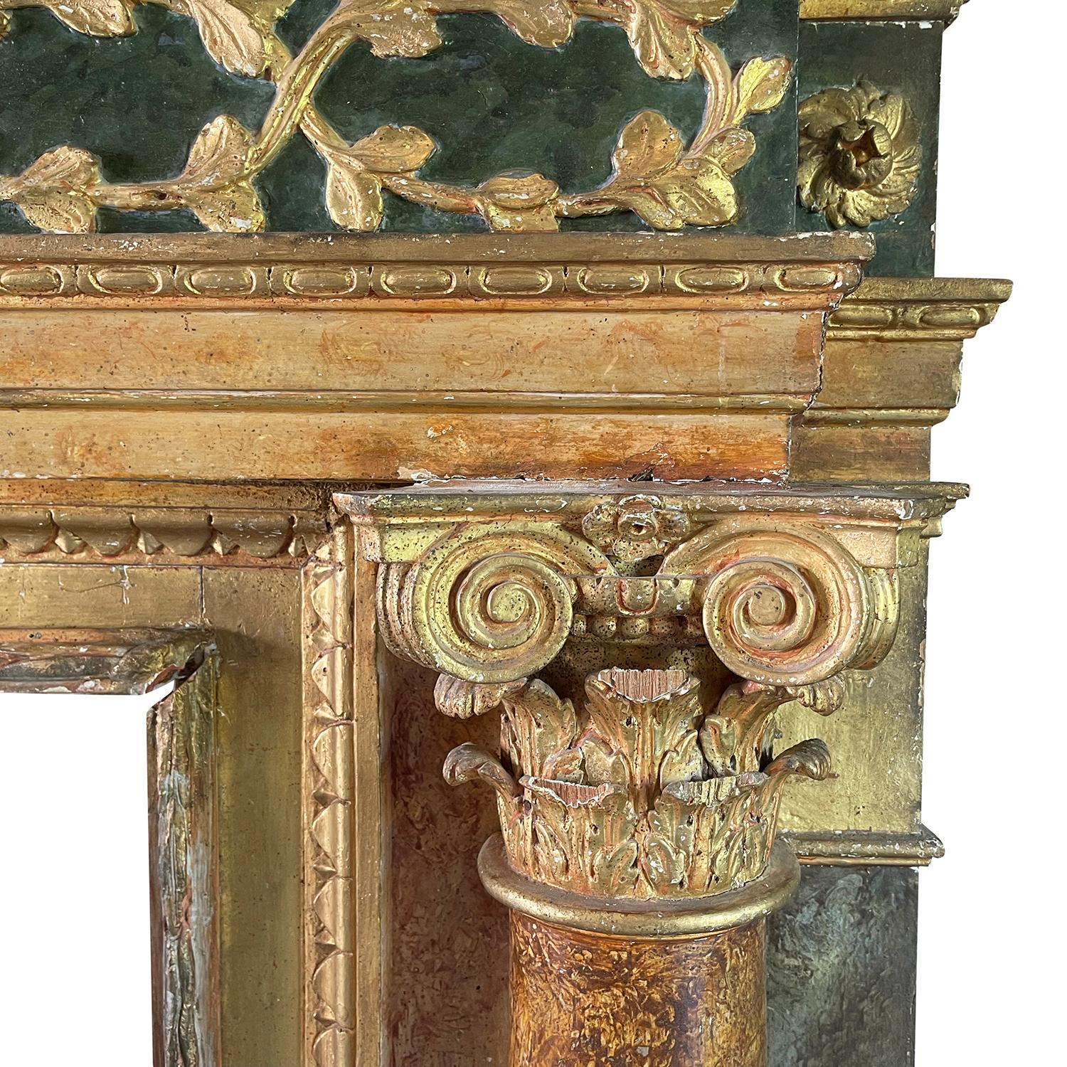 16th Century Italian Renaissance Fireplace Mantel Piece - Antique Surround For Sale 2