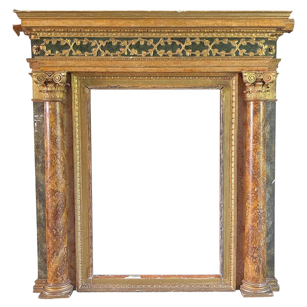16th Century Italian Renaissance Fireplace Mantel Piece - Antique Surround