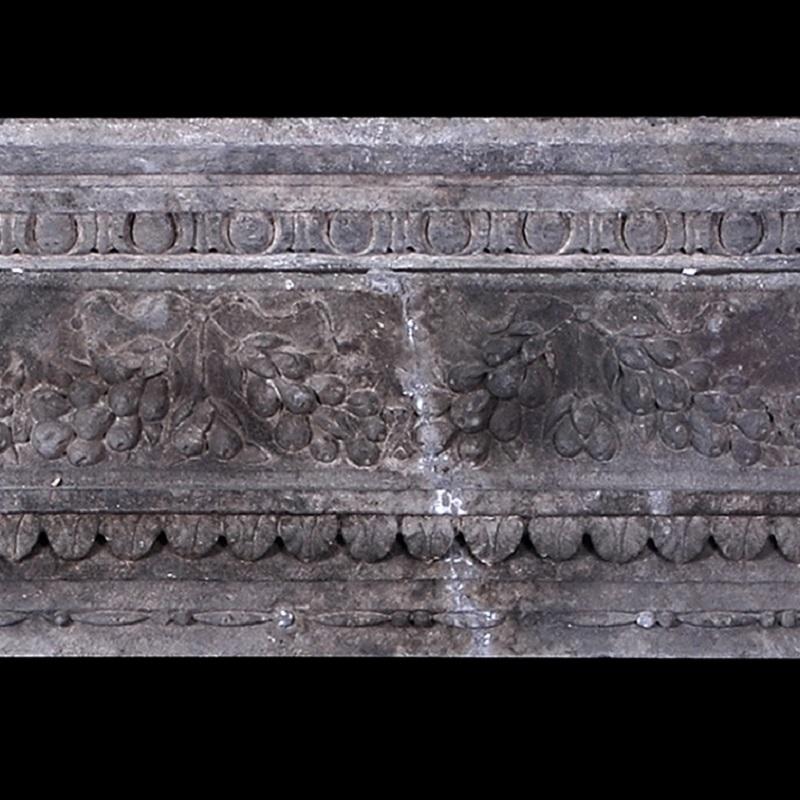 Carved 16th Century Italian Stone Chimneypiece