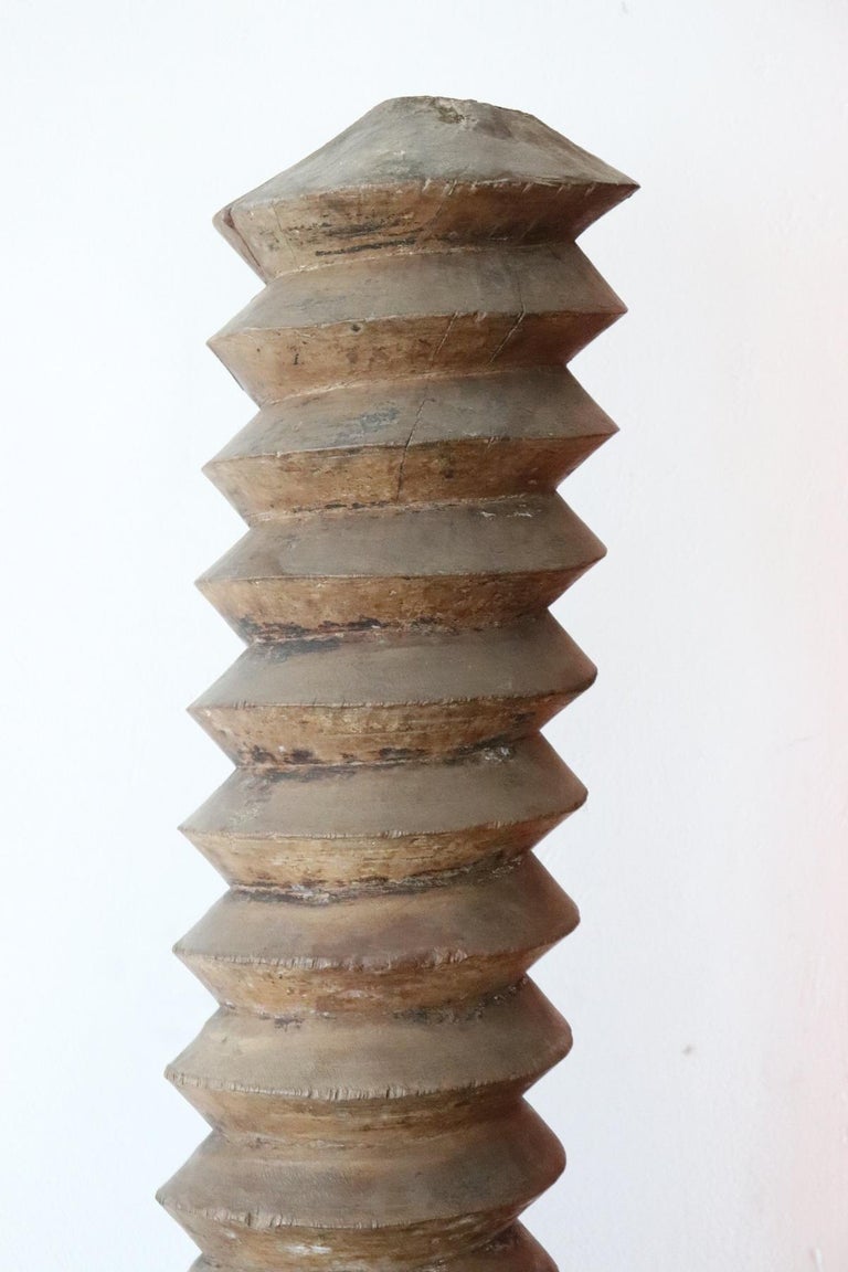16th Century Large Wood Screw at 1stDibs