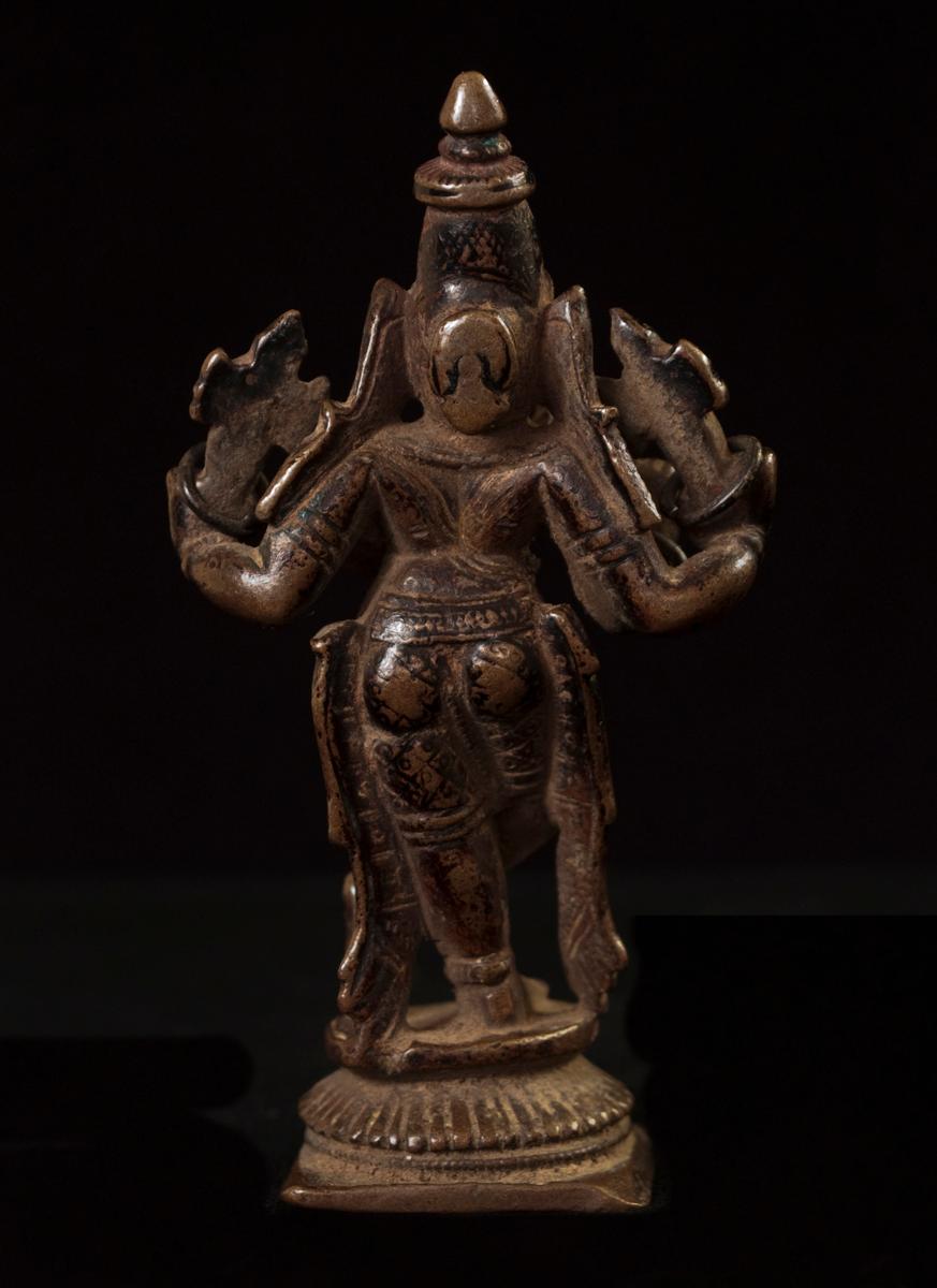 Other 16th Century Lost Wax Cast Bronze Venugopala Form of Krishna, India For Sale