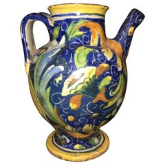 16th Century Majolica Jug by Domenico from Venice
