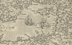 Map of the Ottoman Empire and Near East: Turcicici Imperii Descriptio du 16e siècle