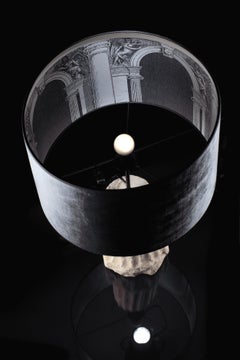 16th Century Marble Column Fragment Table Lamp