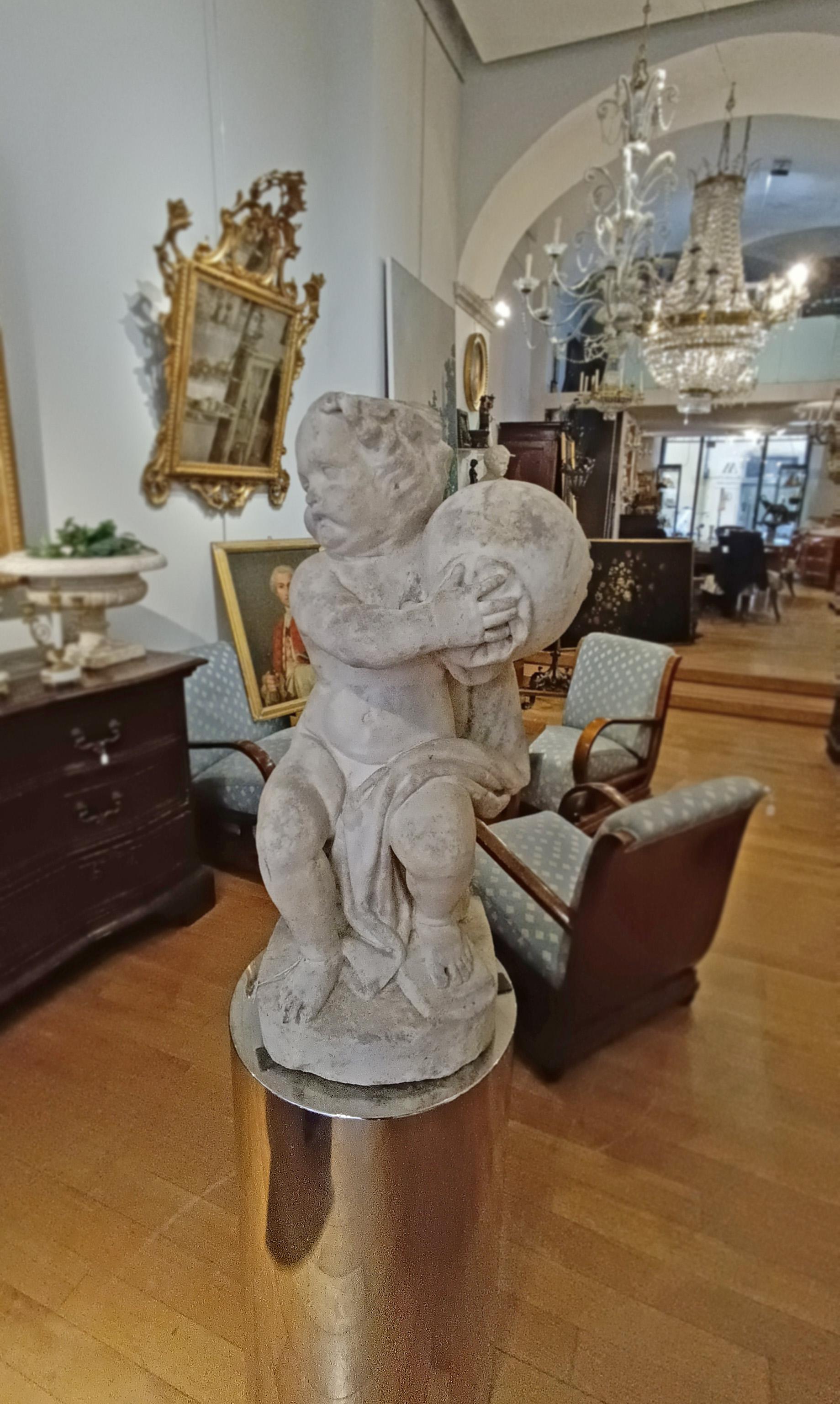 16th CENTURY MARBLE SCULPTURE OF A YOUNG HERCULES  For Sale 2