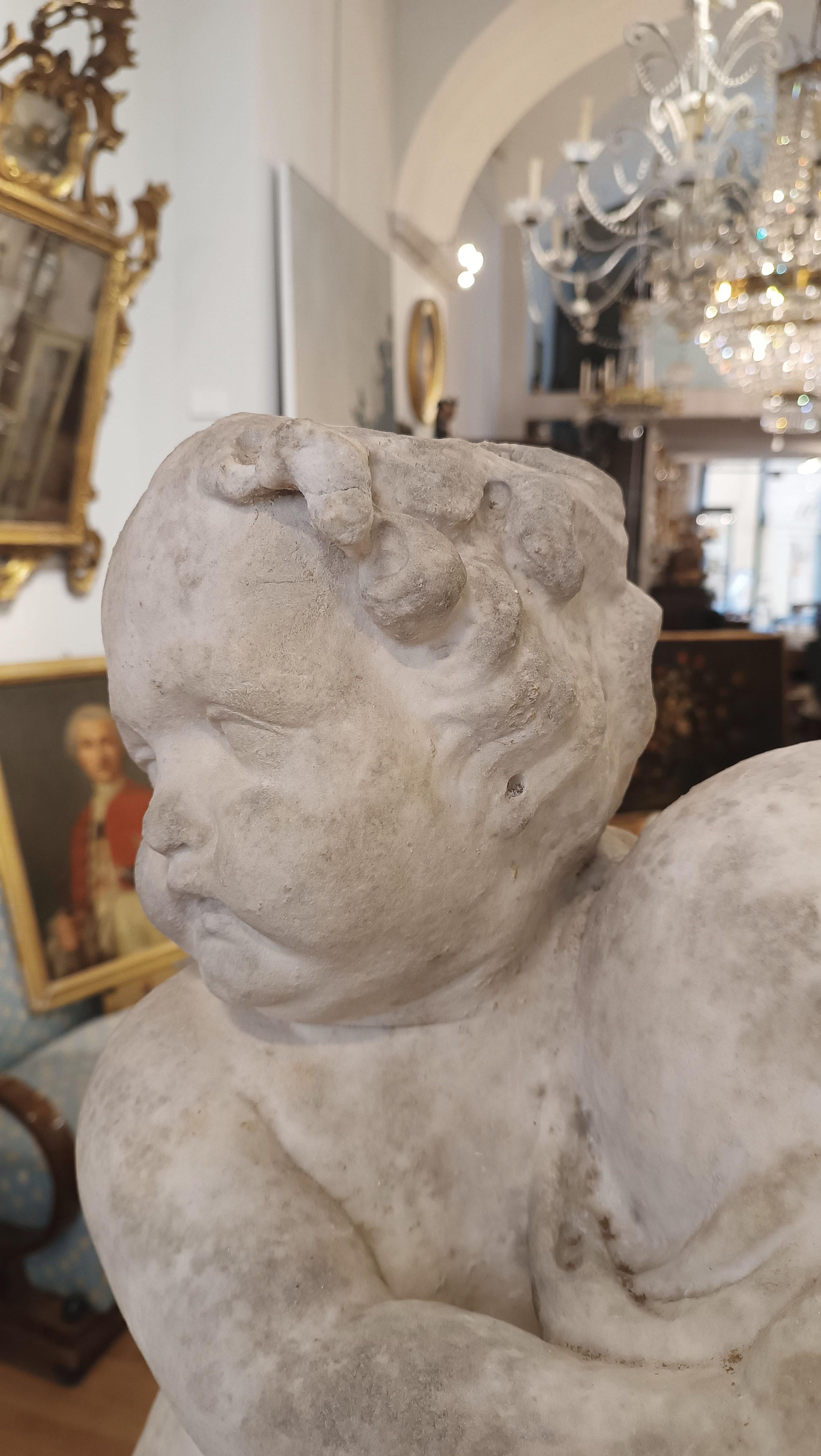 16th CENTURY MARBLE SCULPTURE OF A YOUNG HERCULES  For Sale 3