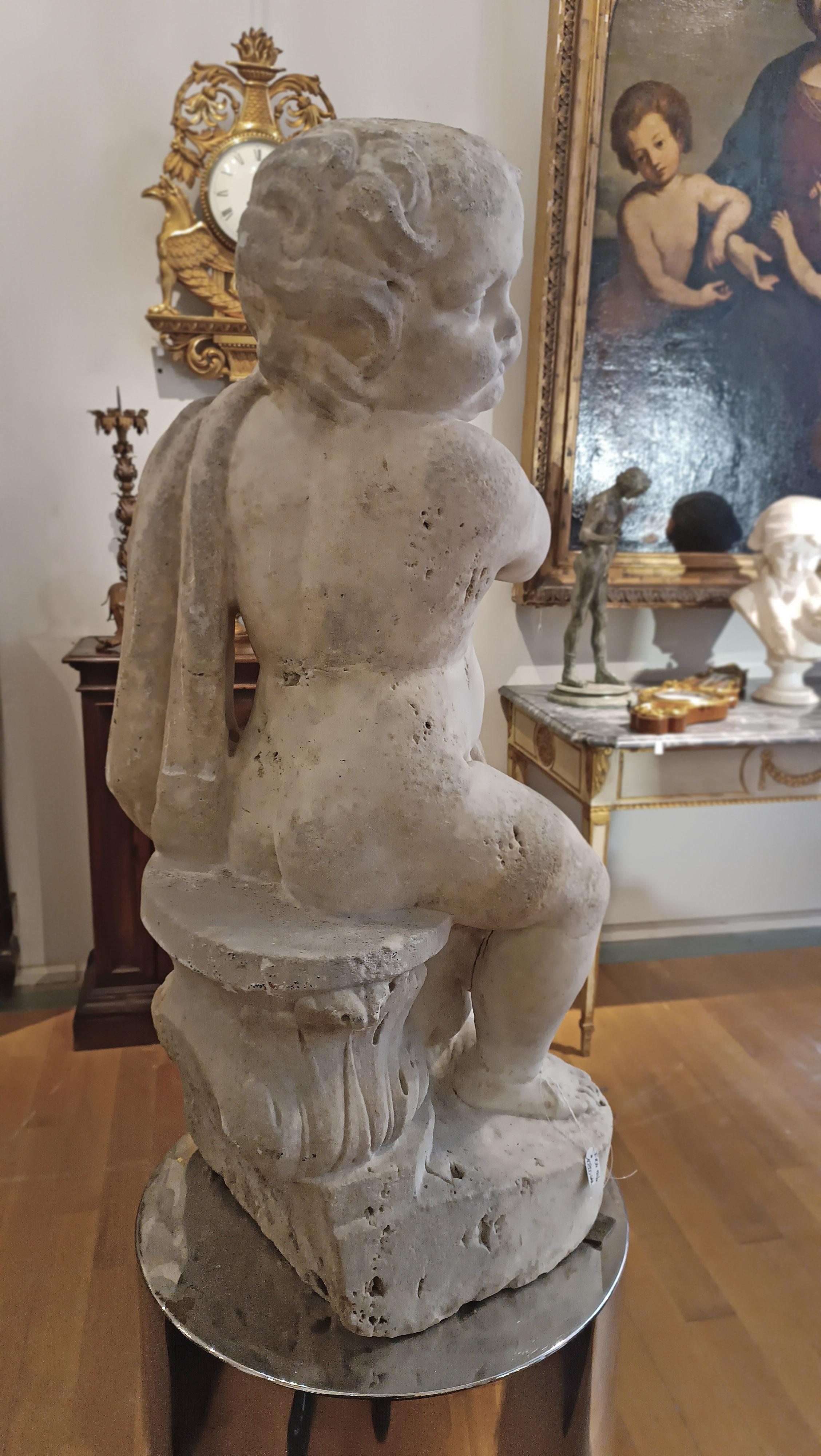 18th Century and Earlier 16th CENTURY MARBLE SCULPTURE OF A YOUNG HERCULES  For Sale
