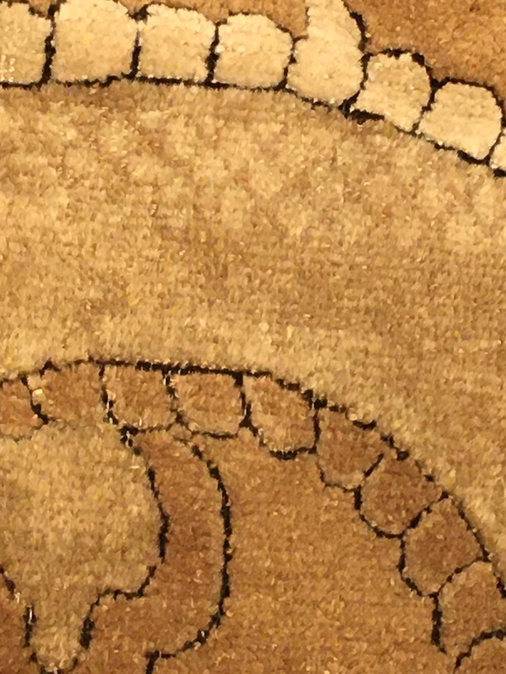 Atemberaubende und hoch Collectal Antike 16. Jahrhundert Ming-Dynastie Drache Chinese Fragment, Herkunftsland: China, Circa-Datum: 16. Jahrhundert. Größe: 0,91 m x 0,91 m (3 ft x 3 ft)

