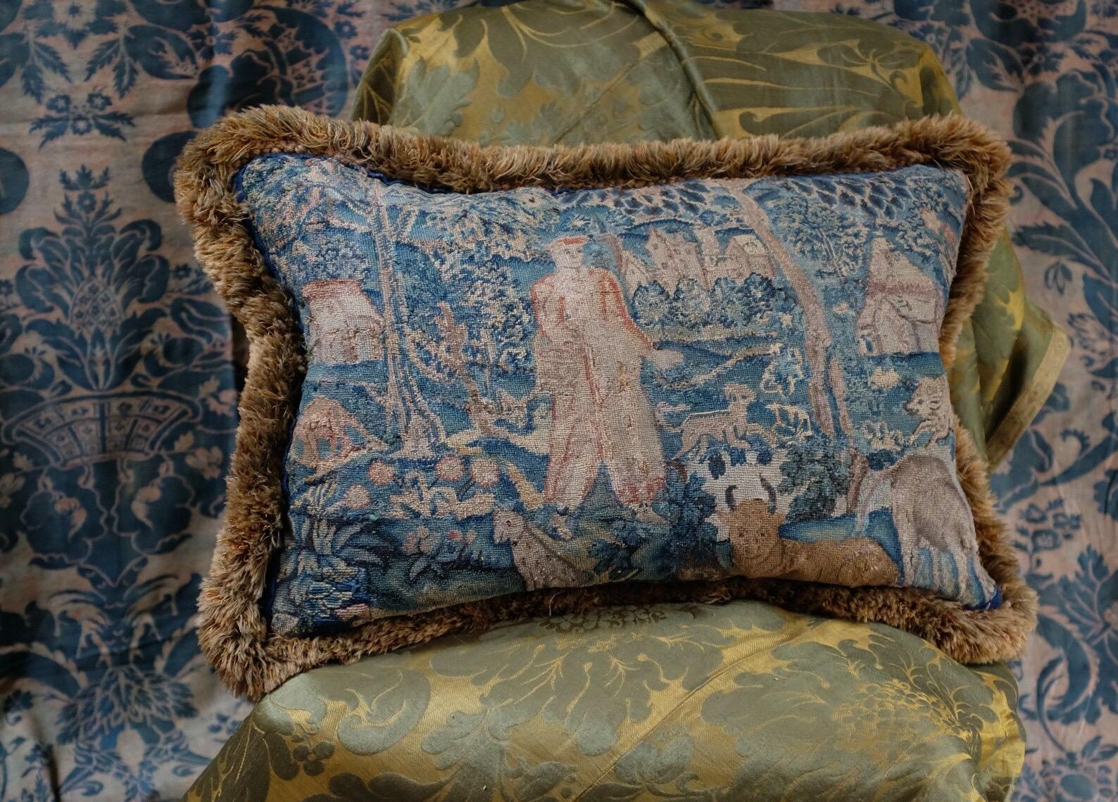 Elisabettiano Cuscino con ago del XVI secolo in vendita