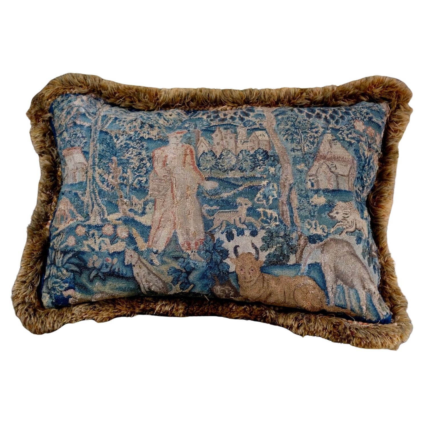 16th Century Needlework Pillow