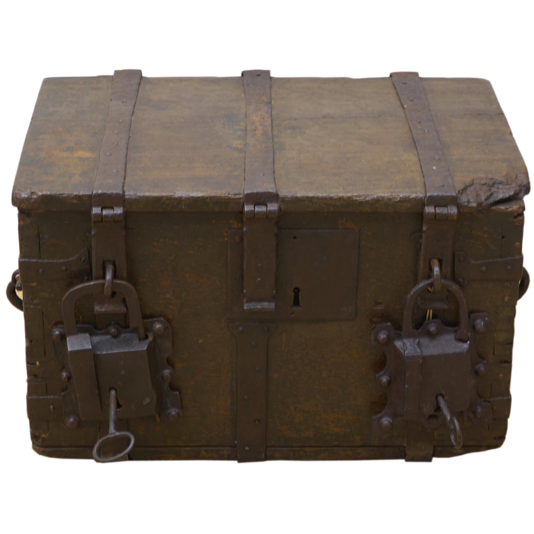 16th Century Oak Archive Case from the Church of Sloten 'Amsterdam' For Sale