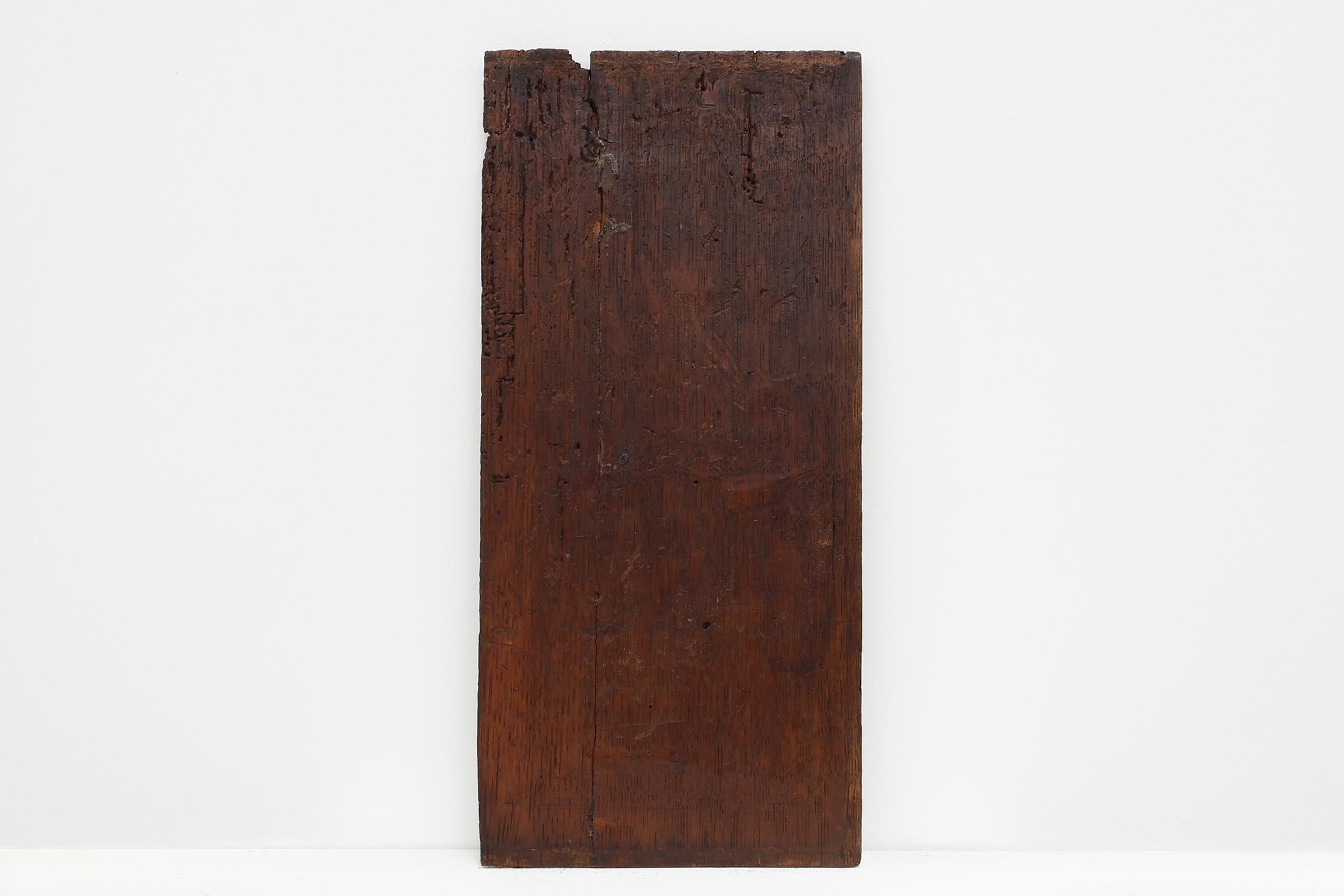 16th Century oak carved Gothic Panel, Belgium For Sale 3