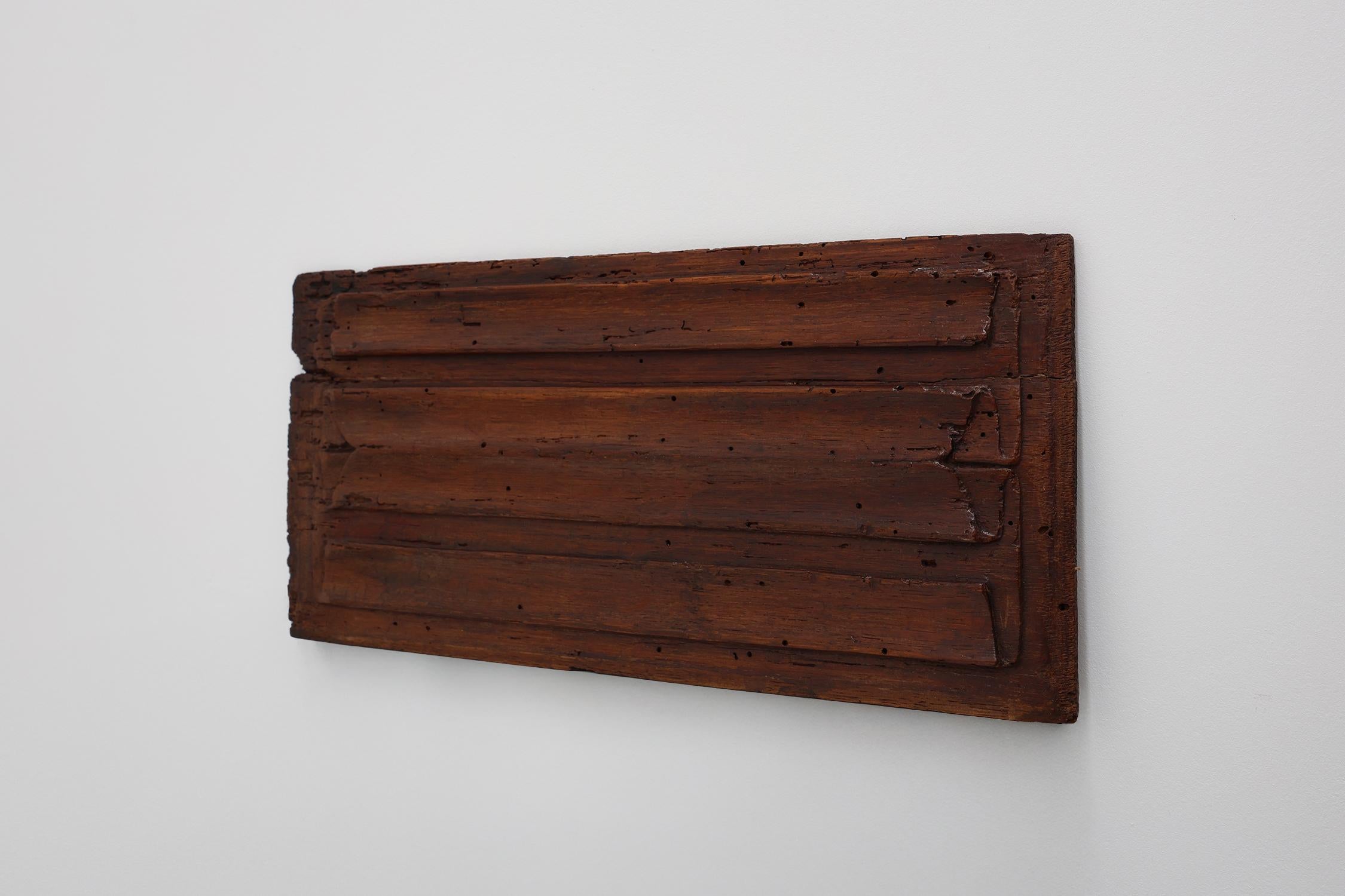 16th Century oak carved Gothic Panel, Belgium In Good Condition For Sale In Meulebeke, BE