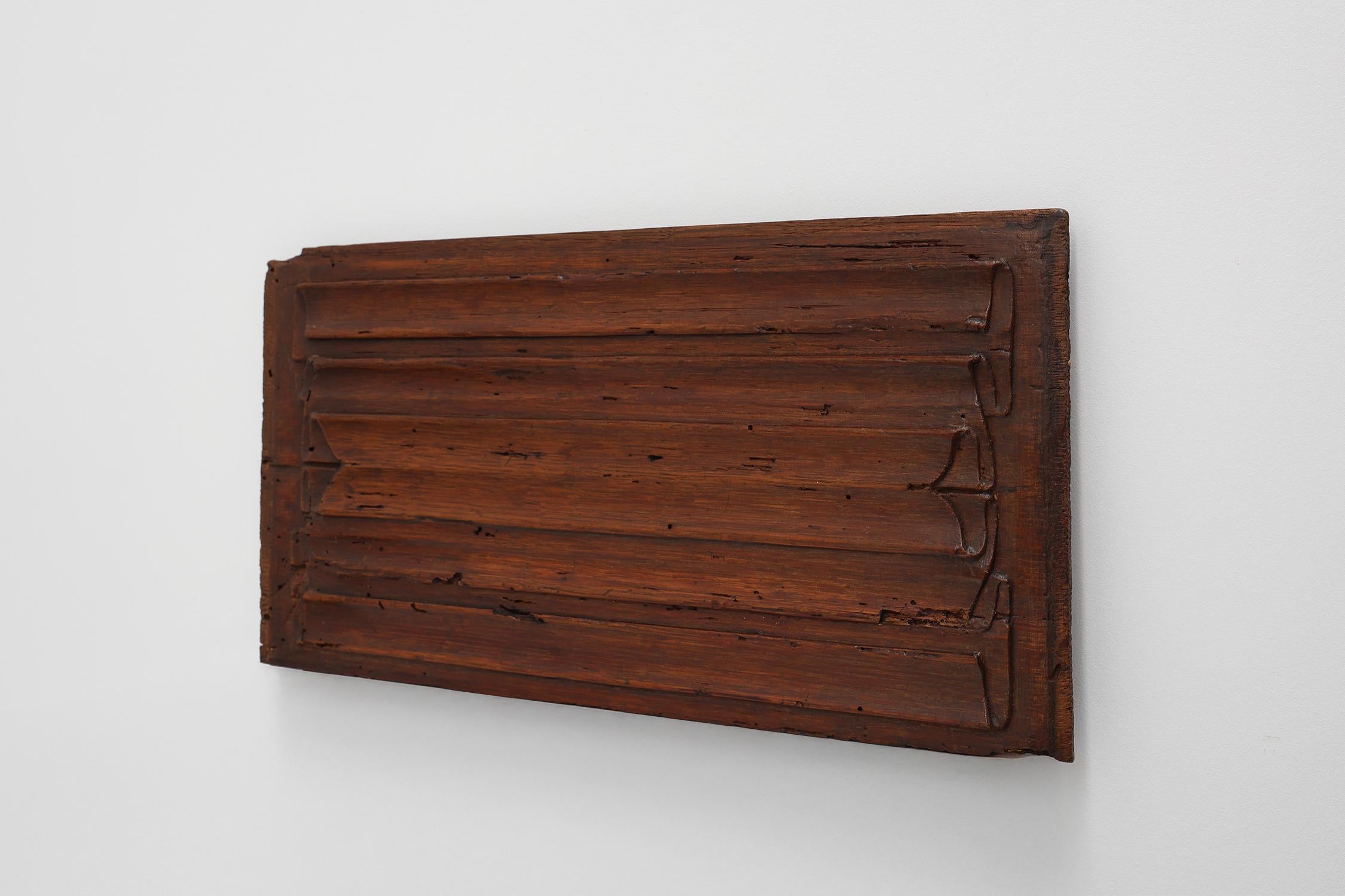 16th Century oak carved Gothic Panel, Belgium In Good Condition For Sale In Meulebeke, BE