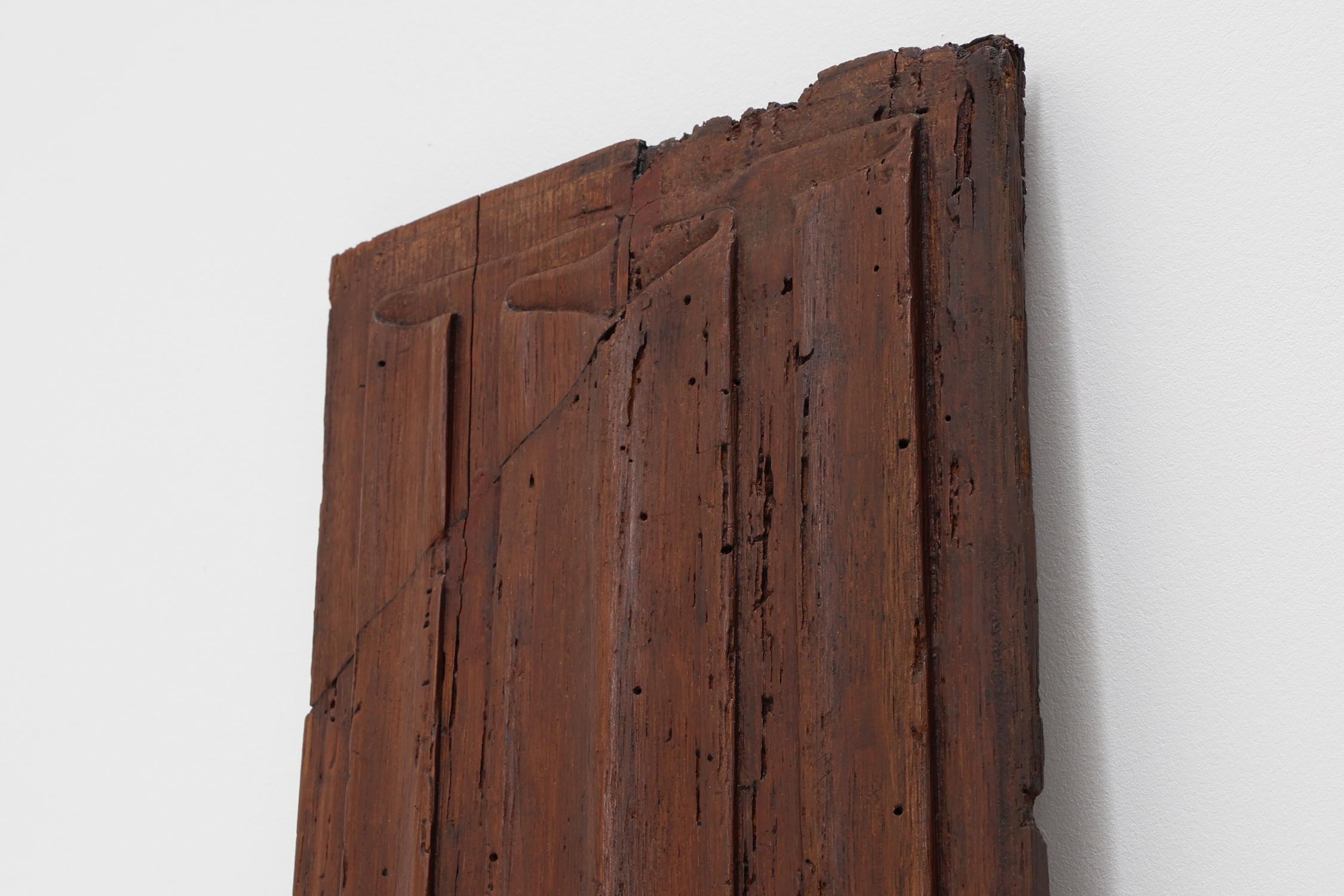 16th Century oak carved Gothic Panel, Belgium For Sale 1
